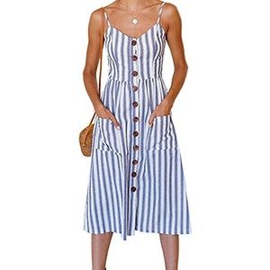 MOVING! MUST GO: Midi Dress with Pockets